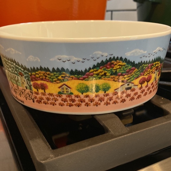 Napa Valley Sara Barnes Block Spal - Serving Bowl Four Seasons vintage 1983 - Picture 11 of 11